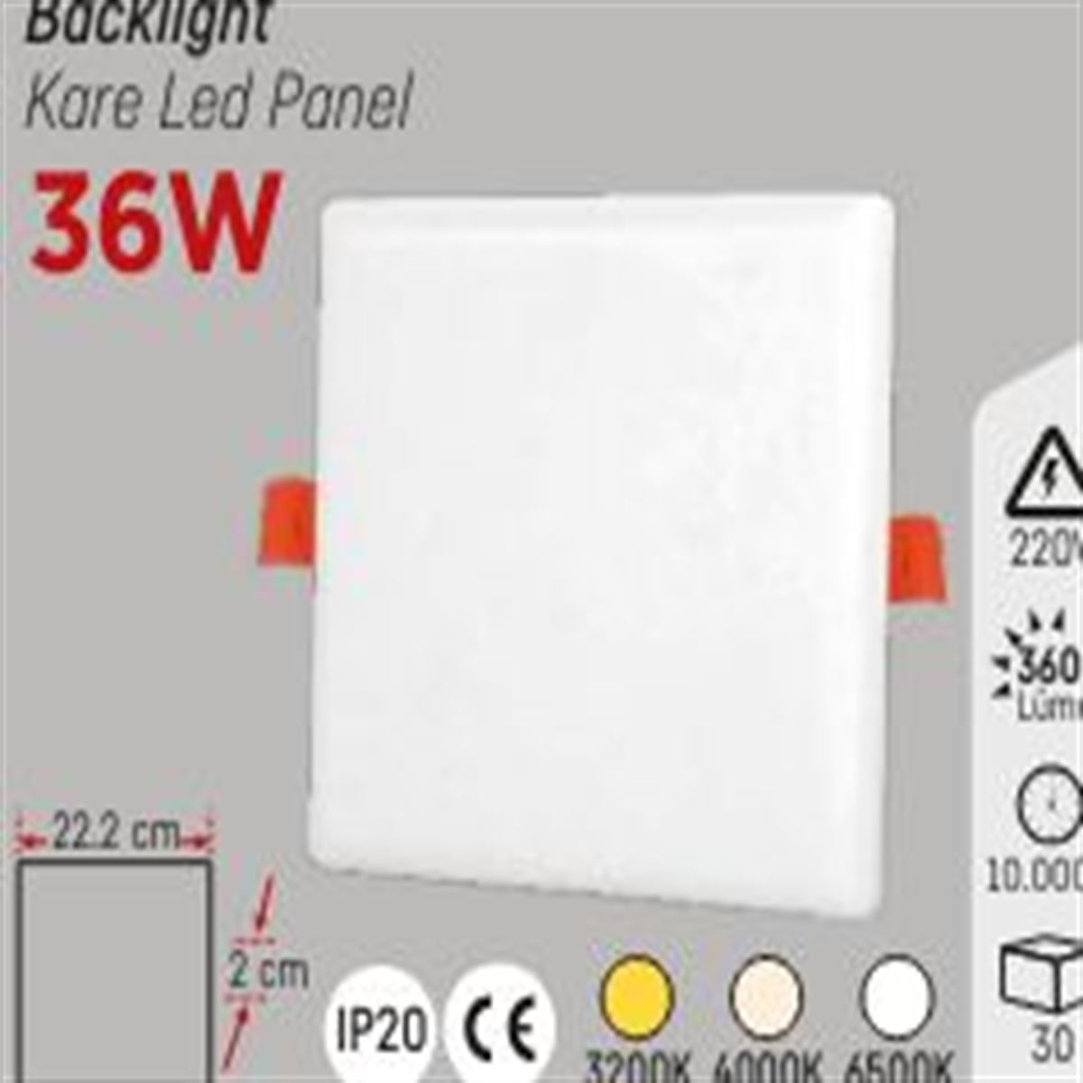 40W BACKLIGHT KARE PANEL 1
